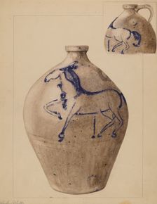 Jug, c. 1937. Creator: Yolande Delasser