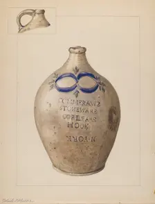 Jug, c. 1937. Creator: Yolande Delasser
