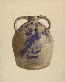 Jug, c. 1937. Creator: Yolande Delasser