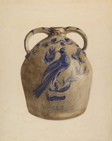 Jug, c. 1937. Creator: Yolande Delasser