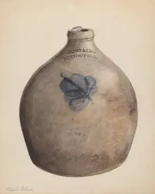 Jug, c. 1937. Creator: Yolande Delasser