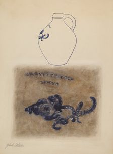 Jug, c. 1937. Creator: Yolande Delasser