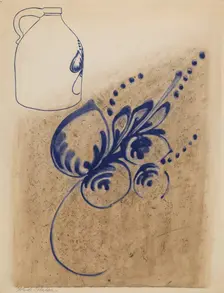 Jug, c. 1937. Creator: Yolande Delasser