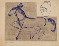 Jug, c. 1937. Creator: Yolande Delasser