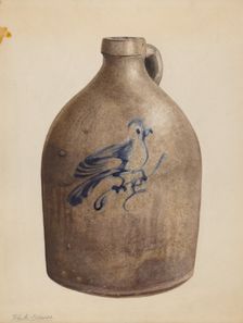 Jug, c. 1937. Creator: Yolande Delasser