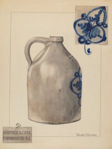 Jug, c. 1937. Creator: Yolande Delasser