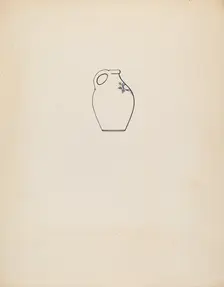 Jug, c. 1937. Creator: Yolande Delasser