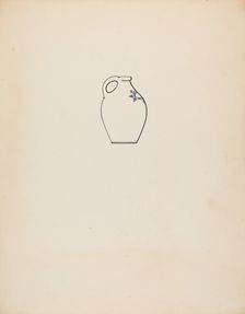 Jug, c. 1937. Creator: Yolande Delasser