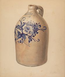 Jug, c. 1938. Creator: Elsie Wein