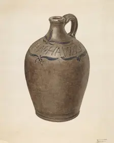 Jug, c. 1938. Creator: Frank Fumagalli