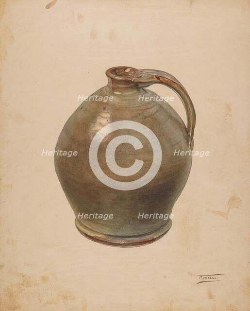 Jug, c. 1938. Creator: Frank Fumagalli.