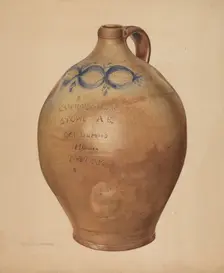 Jug, c. 1938. Creator: George Loughridge