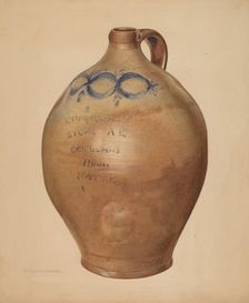 Jug, c. 1938. Creator: George Loughridge