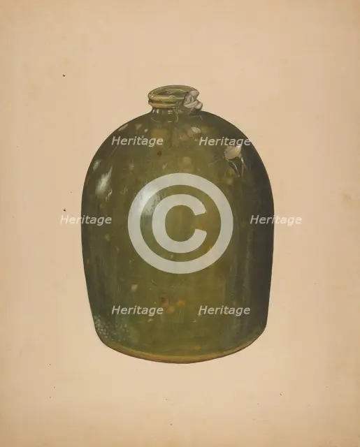 Jug, c. 1938. Creator: Lee Brown.