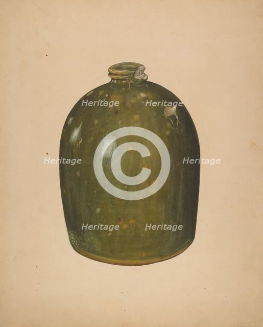 Jug, c. 1938. Creator: Lee Brown.