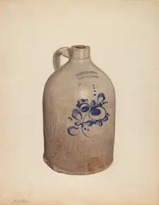 Jug, c. 1938. Creator: Yolande Delasser