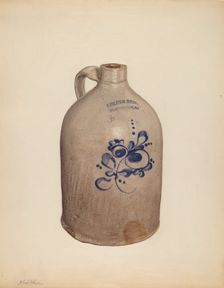 Jug, c. 1938. Creator: Yolande Delasser