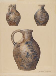 Jug, c. 1938. Creator: Yolande Delasser