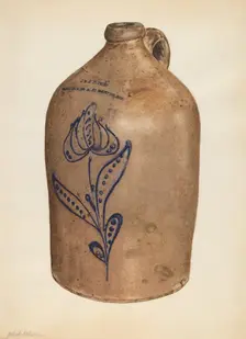 Jug, c. 1938. Creator: Yolande Delasser