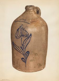 Jug, c. 1938. Creator: Yolande Delasser