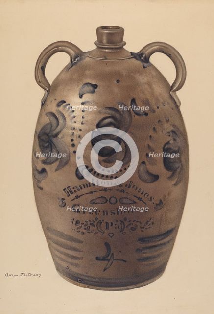 Jug, c. 1939. Creator: Aaron Fastovsky.