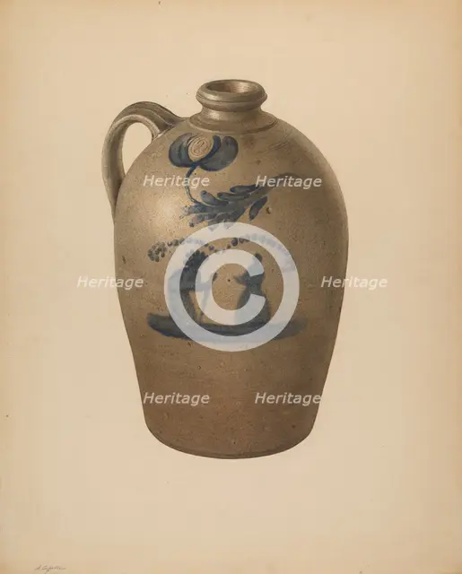 Jug, c. 1939. Creator: Giacinto Capelli.