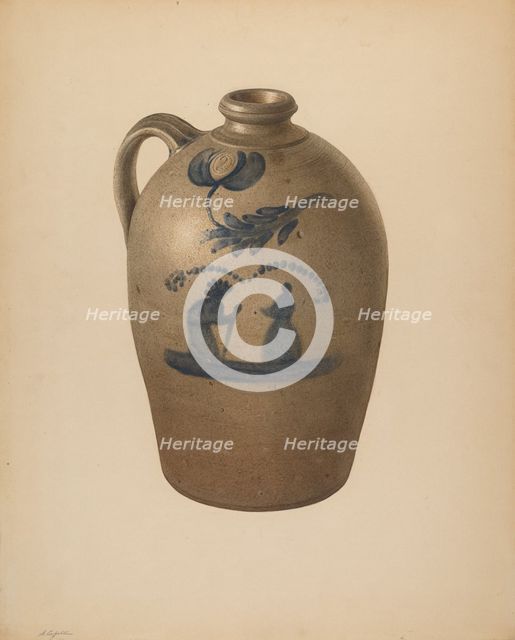 Jug, c. 1939. Creator: Giacinto Capelli.