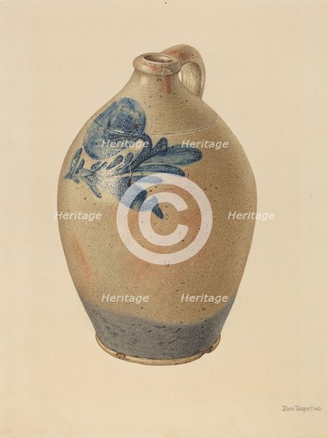 Jug, c. 1939. Creator: John Tarantino.