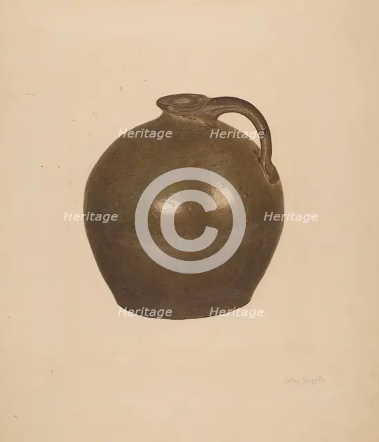 Jug, c. 1939. Creator: LeRoy Griffith.