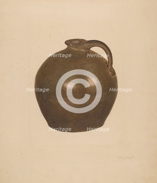 Jug, c. 1939. Creator: LeRoy Griffith.