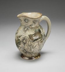 Jug, England, 1890. Creator: Martin Brothers Pottery