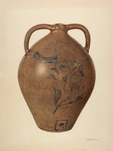 Jug (for Wine, Cider, or Vinegar), c. 1941. Creator: John Tarantino