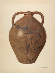 Jug (for Wine, Cider, or Vinegar), c. 1941. Creator: John Tarantino