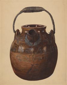 Jug for Batter, c. 1936. Creator: Yolande Delasser