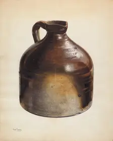 Jug for Molasses, c. 1938. Creator: Charles Caseau