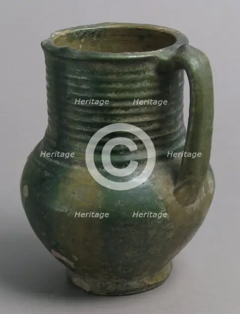 Jug, French, 13th-14th century. Creator: Unknown.