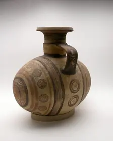 Jug in the Shape of a Barrel, 750-550 BCE. Creator: Unknown
