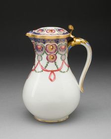 Jug (Pot à l'eau tourné), Sèvres, 1763. Creators: Sèvres Porcelain Manufactory, Louis Jean Thévenet