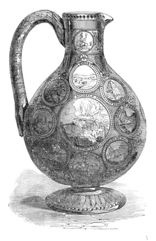 Jug presented to the 4th (Kings Own) Regiment, 1870. Creator: Unknown