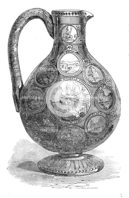 Jug presented to the 4th (Kings Own) Regiment, 1870. Creator: Unknown.