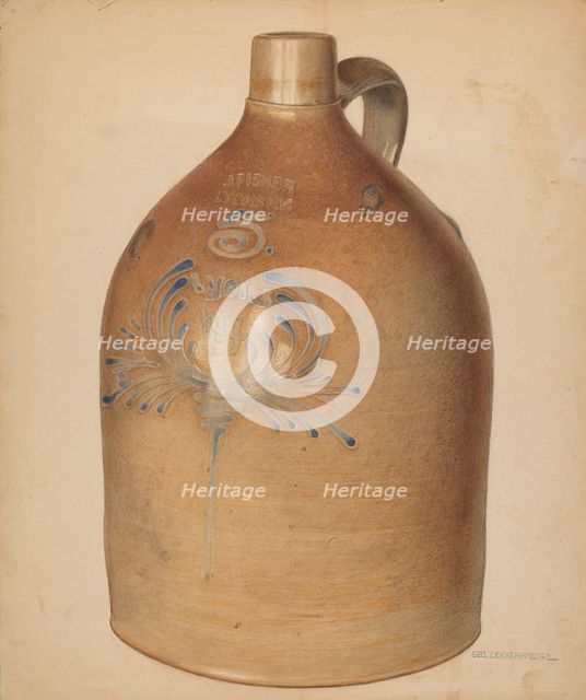 Jug, probably 1937/1938. Creator: George Loughridge.