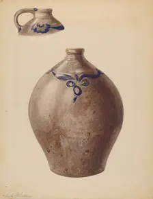 Jug, probably 1937. Creator: Yolande Delasser