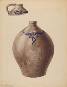 Jug, probably 1937. Creator: Yolande Delasser