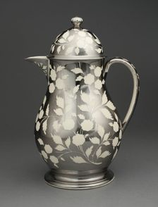 Jug with Cover, Staffordshire, 1810/20. Creator: Staffordshire Potteries
