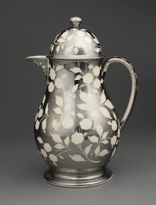 Jug with Cover, Staffordshire, 1810/20. Creator: Staffordshire Potteries