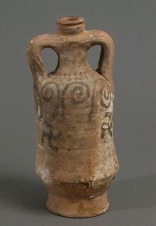 Jug with Cruces Gammatae, Coptic, 4th-7th century. Creator: Unknown