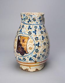 Jug with Bartoli Coat of Arms, Valencia, Comunidad, 1458. Creator: Unknown