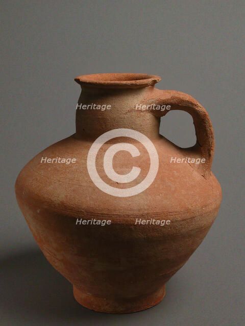 Jug with Handle, Coptic, 4th-7th century. Creator: Unknown.