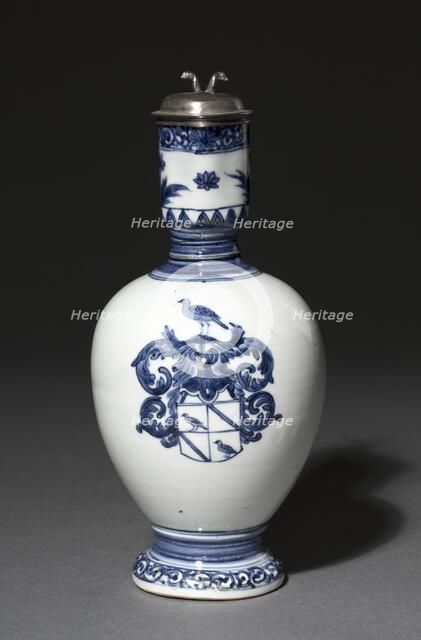 Jug with Silver Mounts, c. 1662-1676. Creator: Barent van Leeuwen (Dutch, 1637-1682).