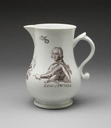 Jug, Worcester, c. 1757-1760. Creator: Royal Worcester